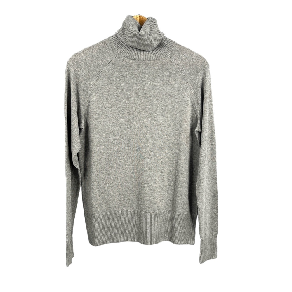 Universal Standard Turtleneck Sweater Grey Long Sleeve Size 4XS / 00-0 New